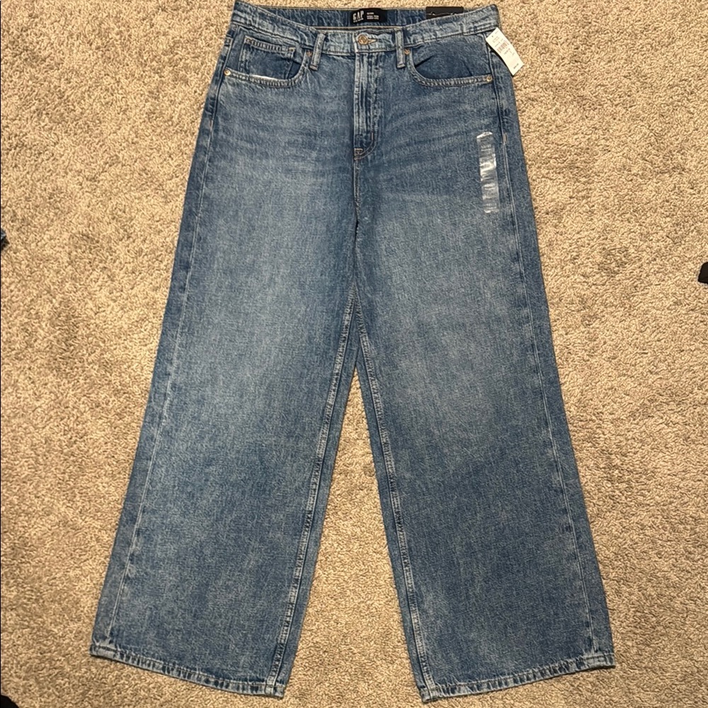 GAP Denim High Rise Wide-Leg Jeans